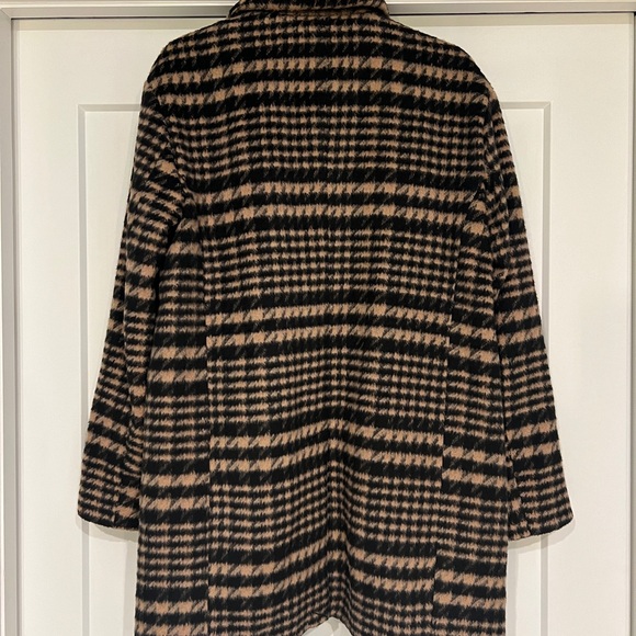 Avec Les Filles tan houndstooth wool coat
sz Small - Picture 4 of 6